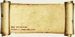 Hana Bežanović vizit kartica